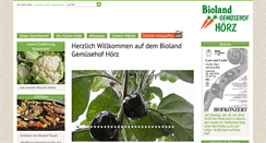 Desktop Screenshot of gemuesehofhoerz.de
